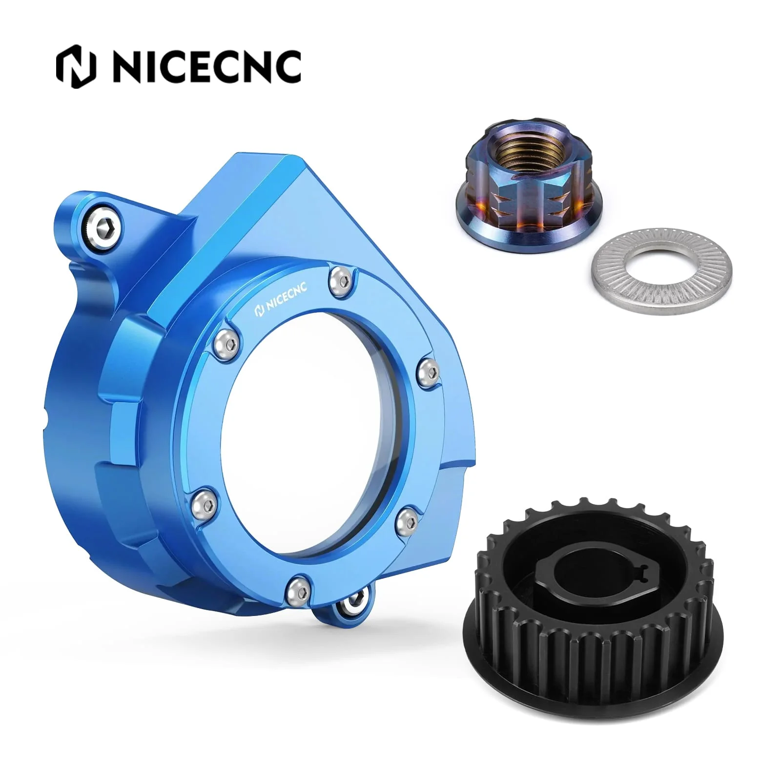 Primary Pulley & Belt Pulley Cover & Nut For Surron Light Bee Segway X160 X260 - Image 12