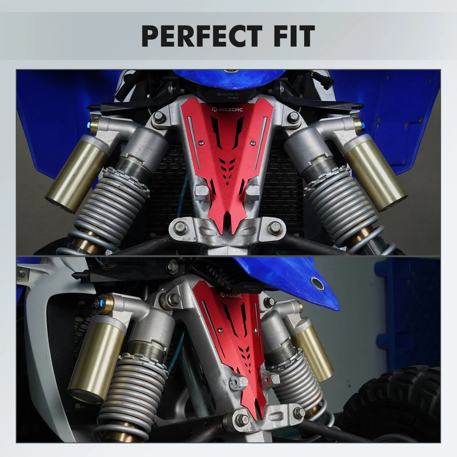Radiator Cooler Stabilizer Roost Guard Mud Cover For Yamaha YZF450R 2009-2024 - Image 13