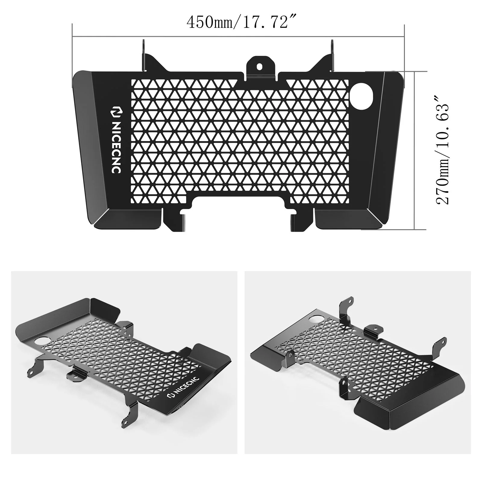 ATV Radiator Grille Shield Guard Cover For Yamaha YFZ450R YFZ450X - Image 4