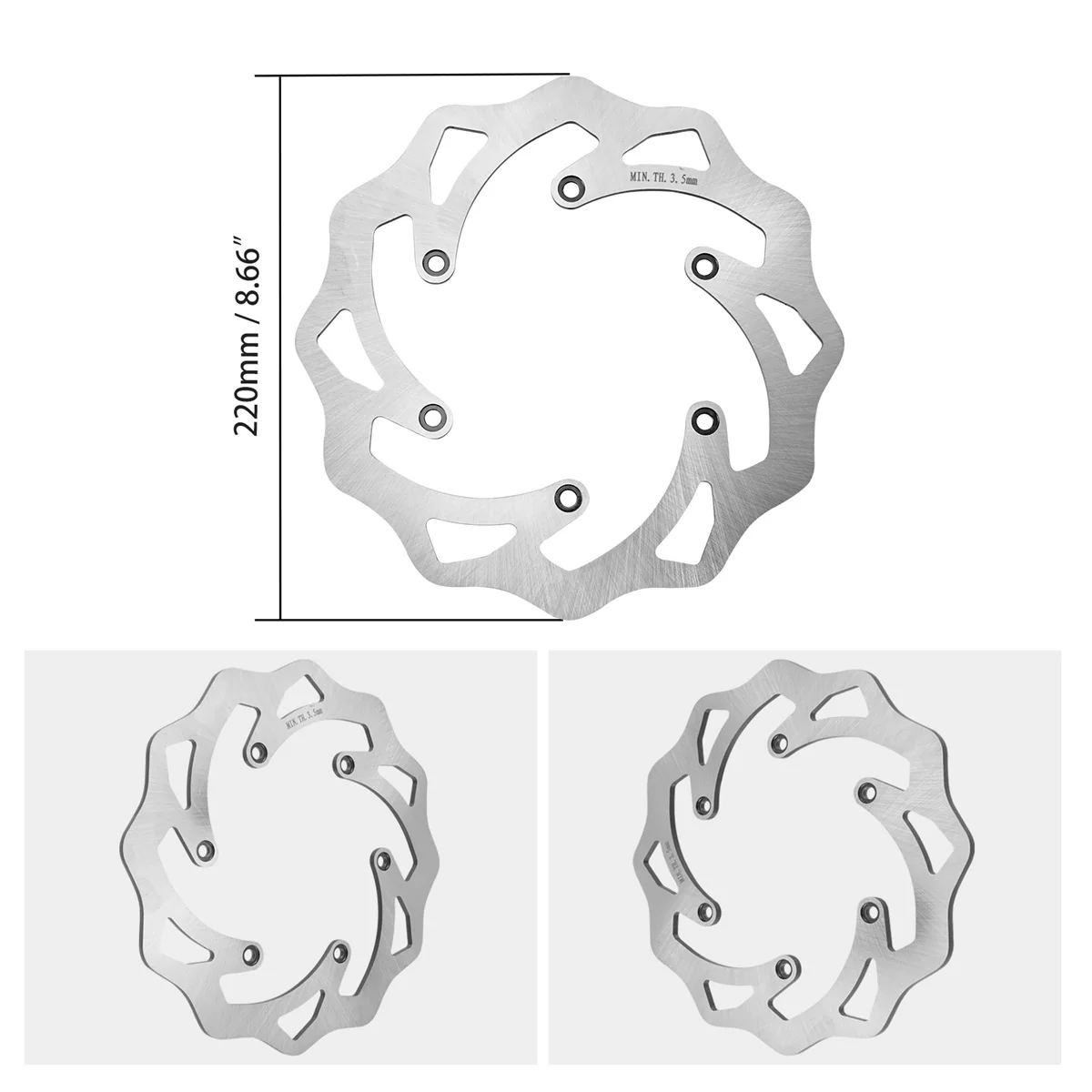 Rear Brake Disc Rotor For Husqvarna KTM Husaberg GasGas - Image 4