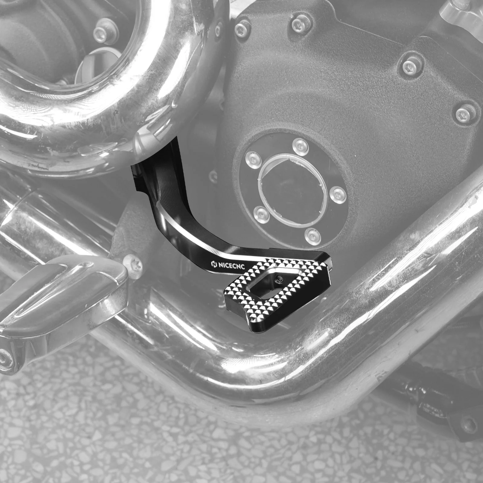 Rear Brake Pedal Lever Kit For Harley Dyna Low Rider Street Bob Super Glide - Image 23
