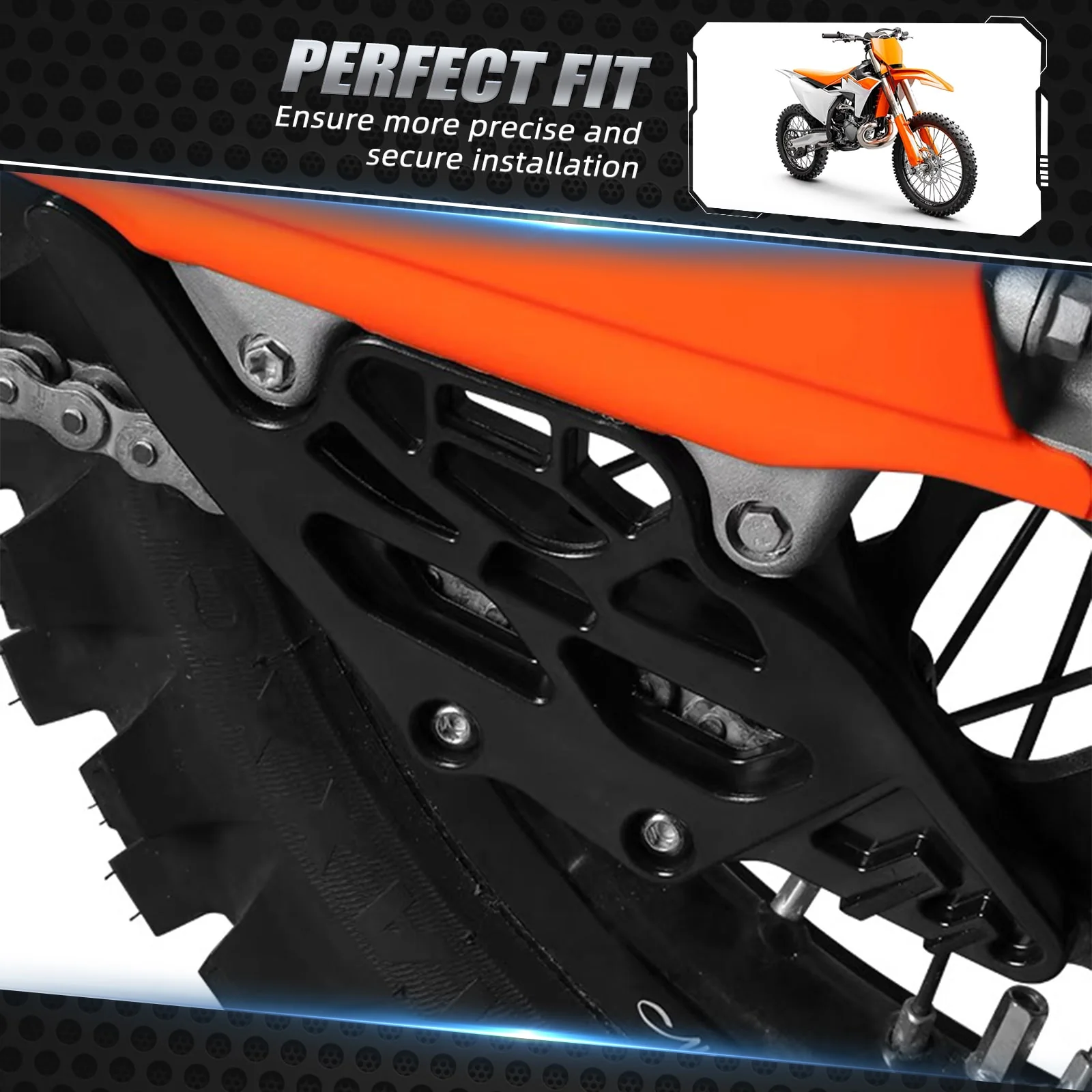 Rear Chain Guide Slider Protector For KTM 125-500 Husqvarna TC TX FX FC TE FE Gas Gas MC EC EX - Image 2