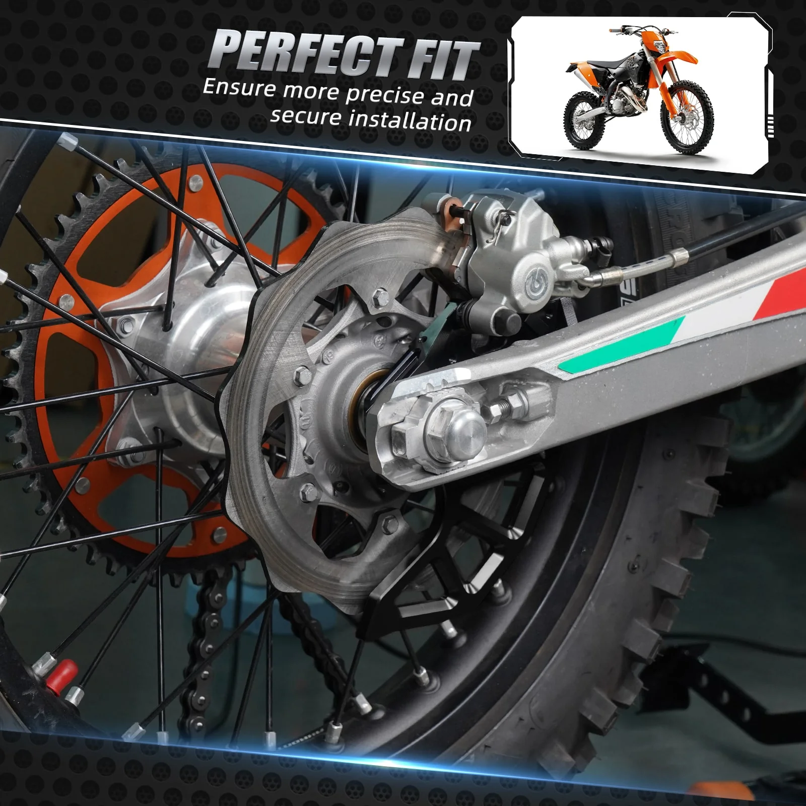 Rear Disc Brake Guard Caliper Support for KTM 125-530 Husaberg Husqvarna GasGas - Image 4