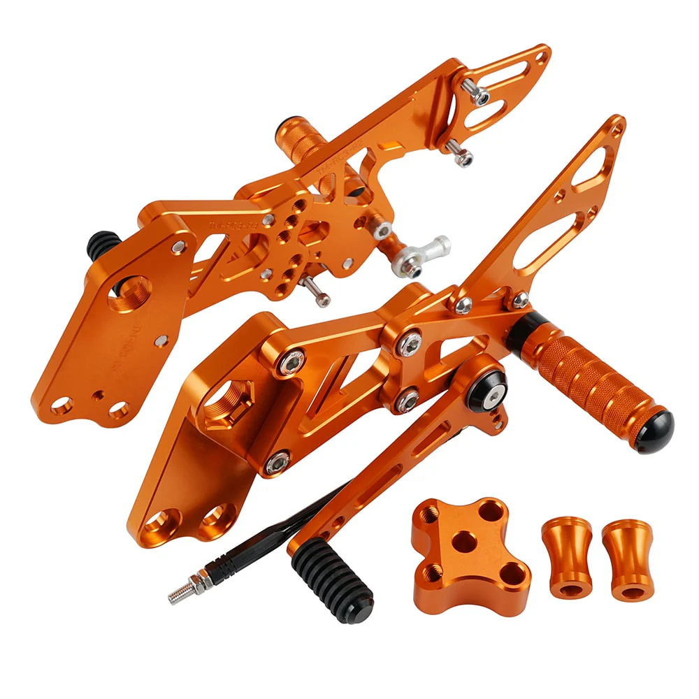 Rearset Foot Pegs Rear Set Footrests for KTM RC 125 200 390 - Image 3