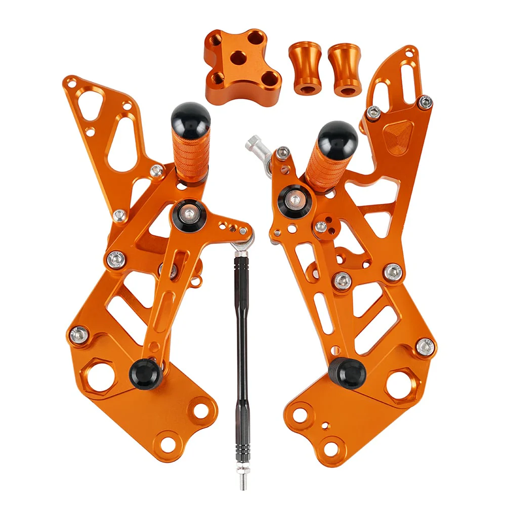 Rearset Foot Pegs Rear Set Footrests for KTM RC 125 200 390 - Image 6