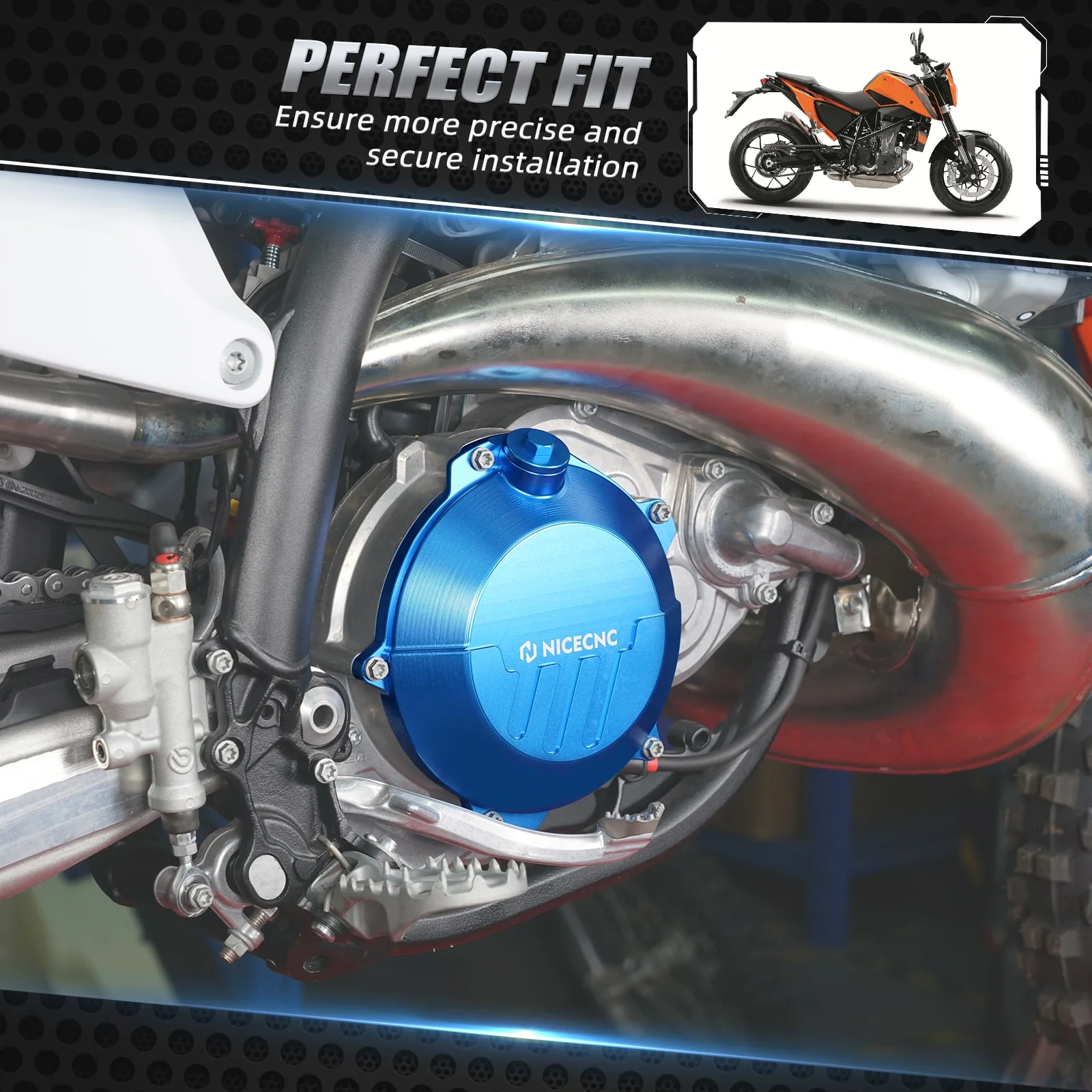 Reinforced Clutch Cover Guard For 2024 KTM 250/300 EXC XCW Husqvarna 250 300 TE GasGas EX MC EC 250/300 - Image 22