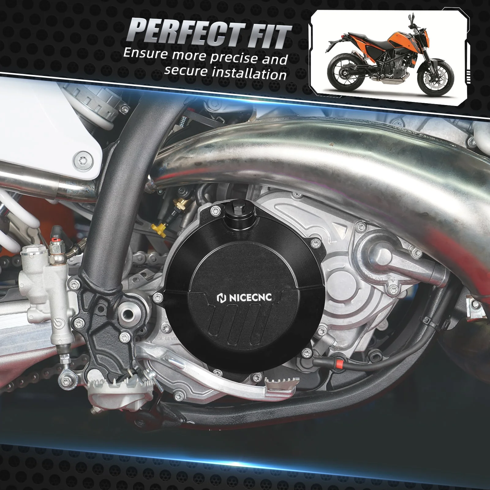 Reinforced Clutch Cover Guard For 2024 KTM 250/300 EXC XCW Husqvarna 250 300 TE GasGas EX MC EC 250/300 - Image 4