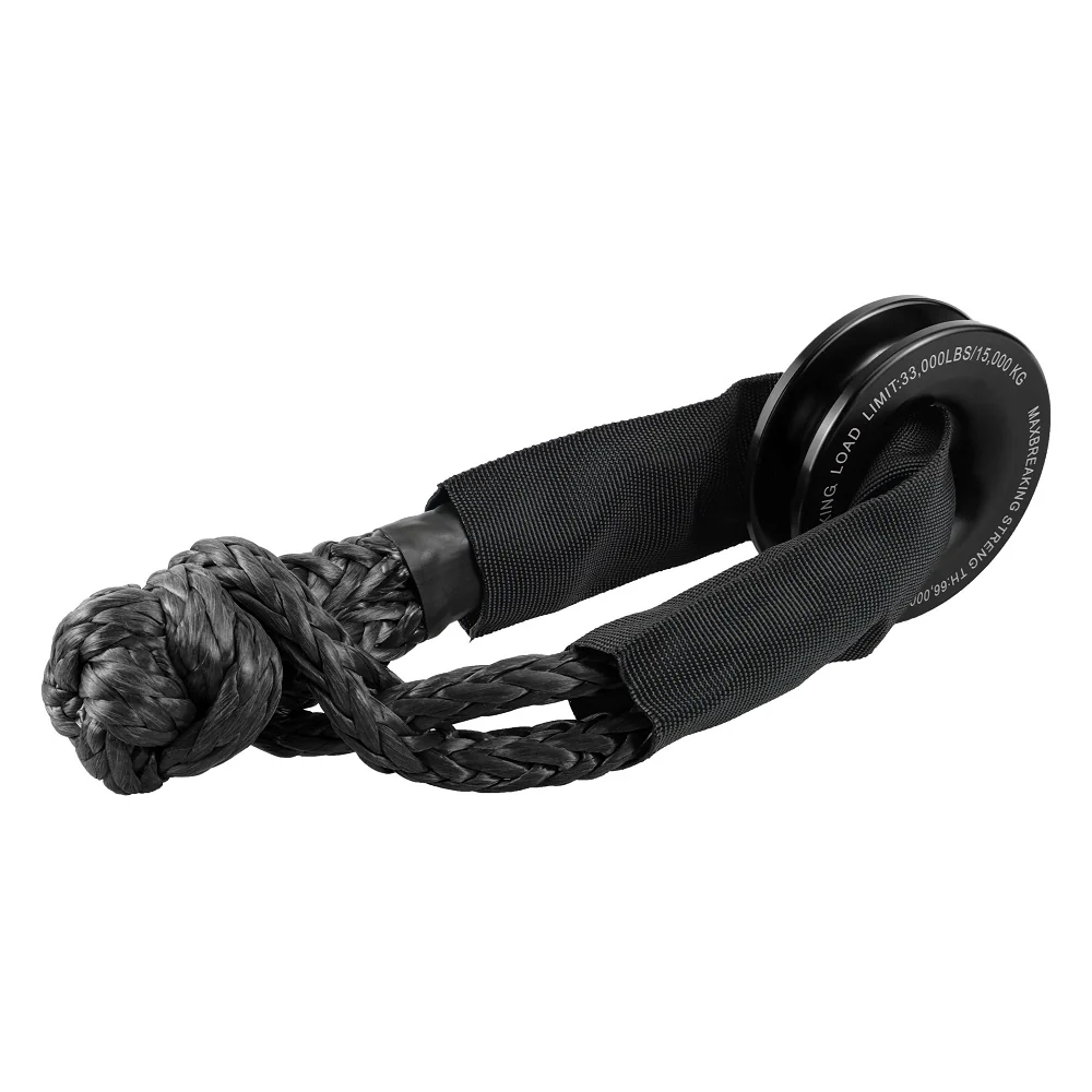 Recovery Ring Snatch Block Pulley 66000lbs For Soft Shackle Tow Winch Off Road - Image 5