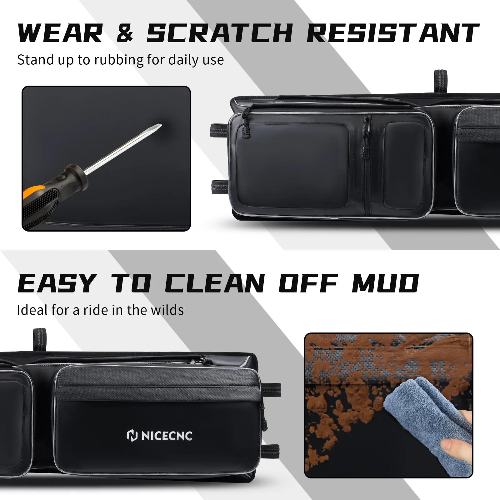 UTV  Overhead Storage Bag For Polaris RZR XP 1000 / XP 4 1000 / Turbo - Image 7