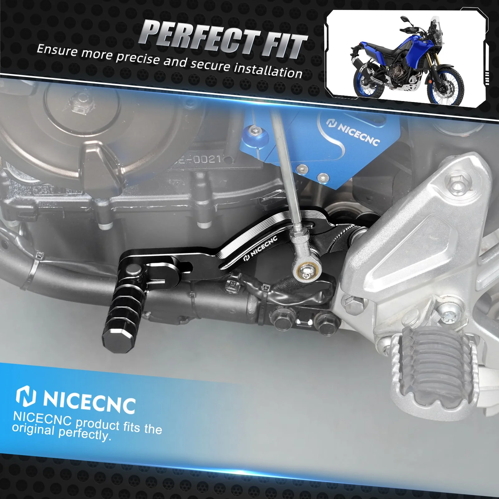 Shift Lever Gear Shifter For Yamaha Tenere 700/XTZ 700 2019-2024 - Image 3