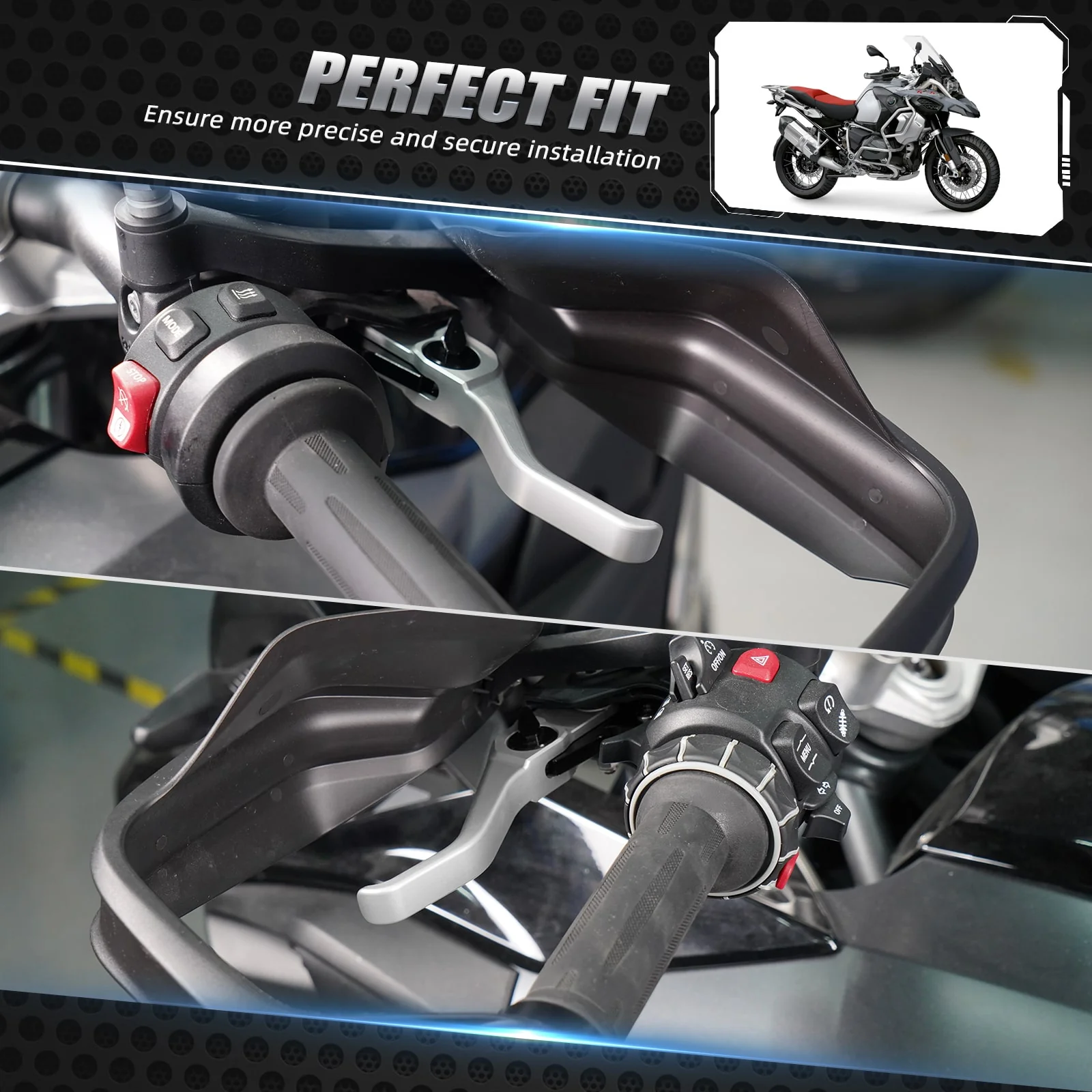 Shorty Brake Clutch Lever For BMW R1200GS Adv 2014-2018 R1250GS Adv 2018-2024 - Image 3