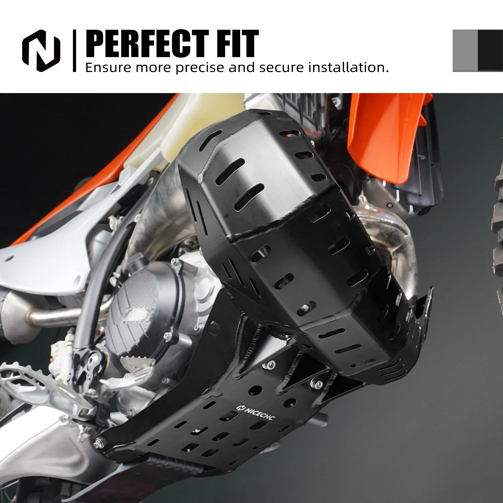 Skid Plate with Pipe Guard For GasGas 250/ 300 EC/ EX/ MC 2024 - Image 3
