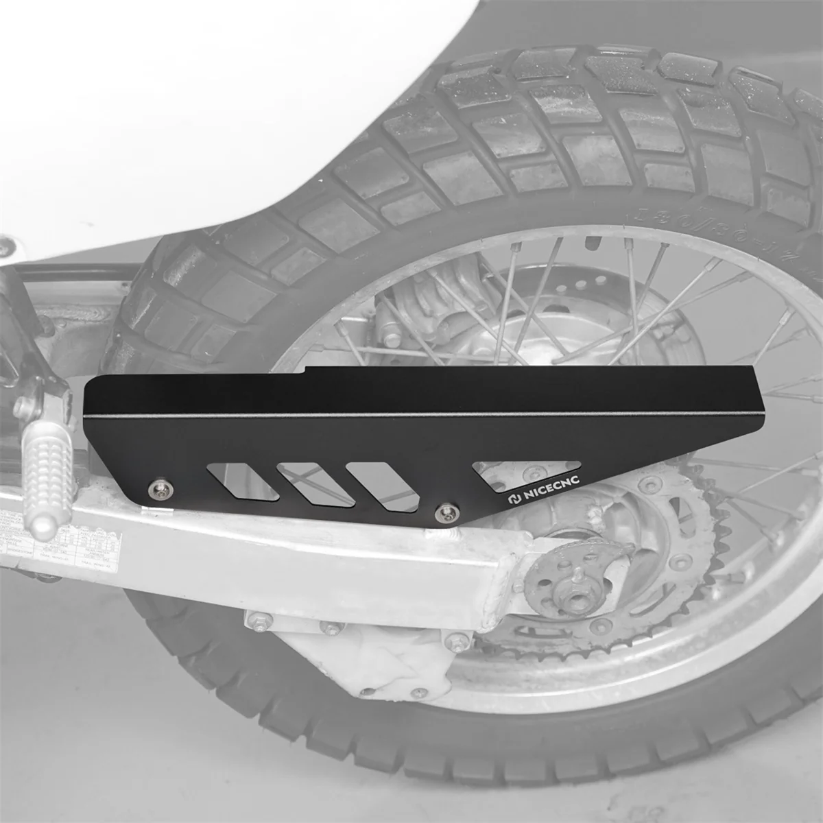 Rear Sprocket Cover Chain Guide Guard Protector For Suzuki DR650 S / SE - Image 2
