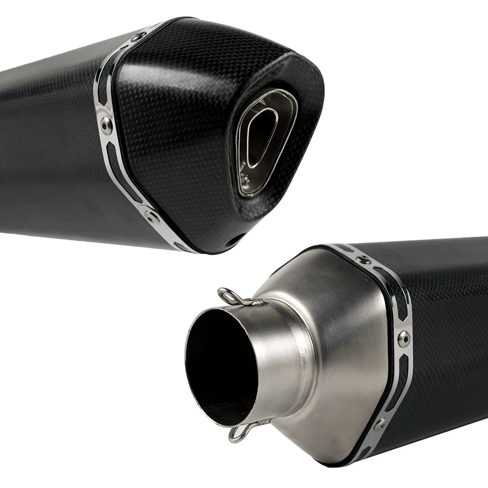 Full Exhaust Muffler Pipe System Set with Clamp Gasket For Suzuki DRZ400 DRZ400SM Kawasaki KLX400 - Image 8