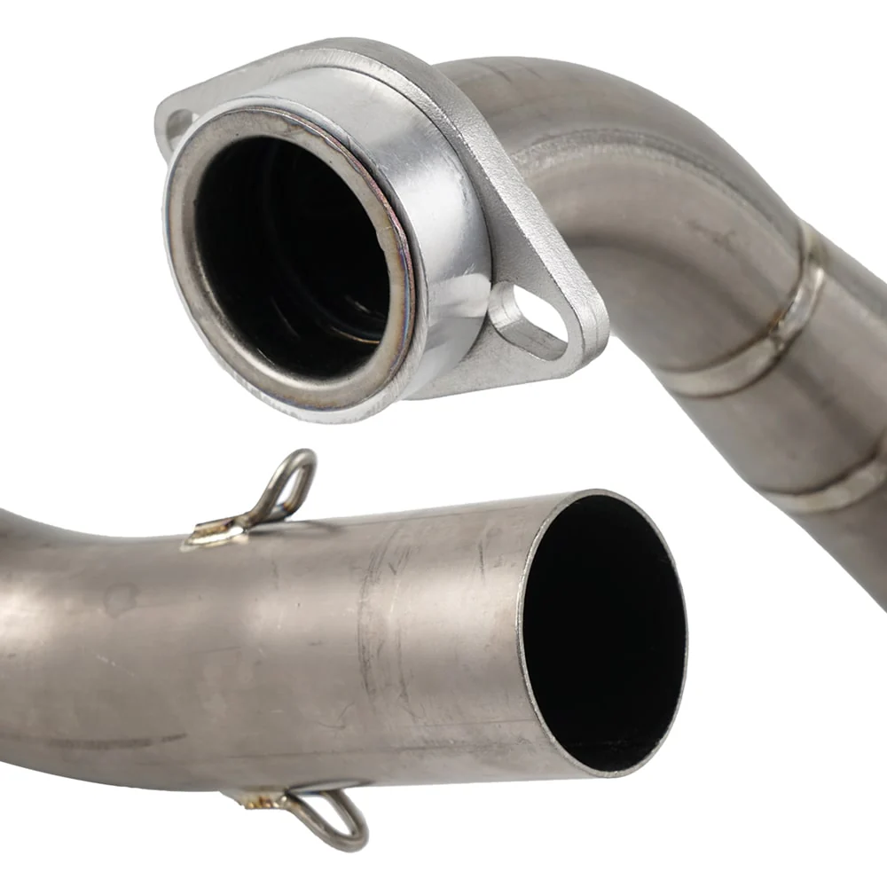 Full Exhaust Muffler Pipe System Set with Clamp Gasket For Suzuki DRZ400 DRZ400SM Kawasaki KLX400 - Image 9