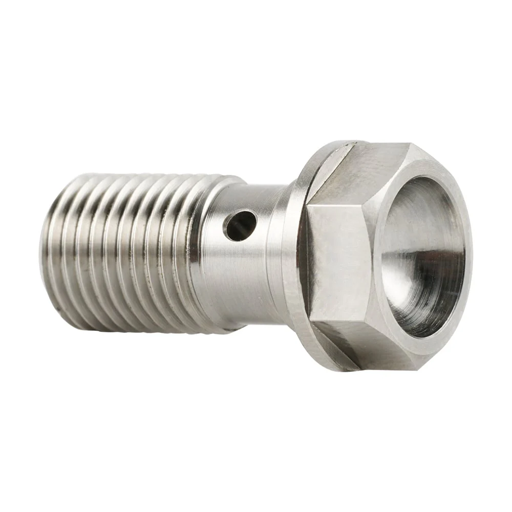 M10 x 1.0 Titanium Ti Banjo Bolt For Brembo Single Brake Line - Image 6