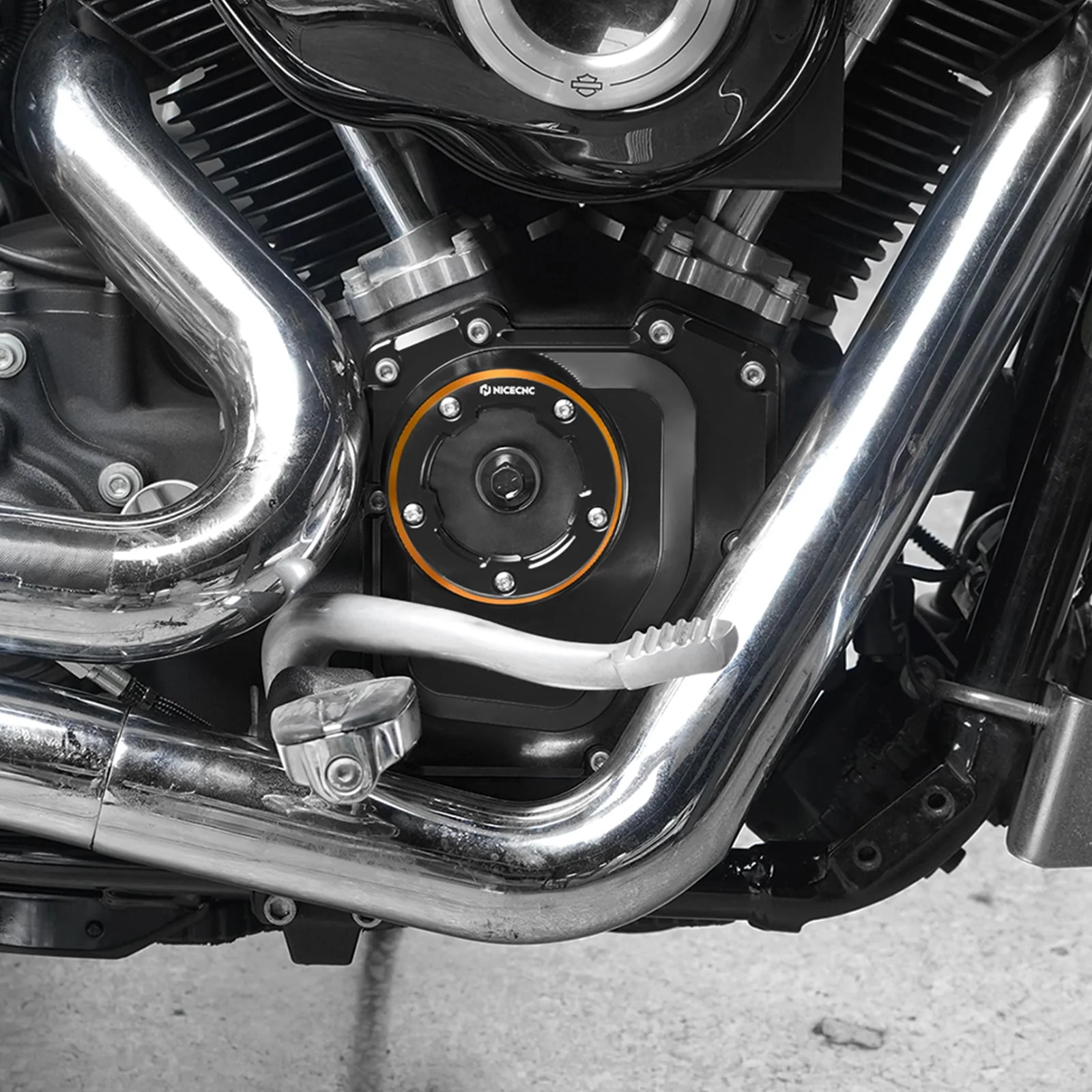 Transparent Cam Shaft Cover For Harley Road King 2001-2016 Dyna / Softail 2001-2017 - Image 11