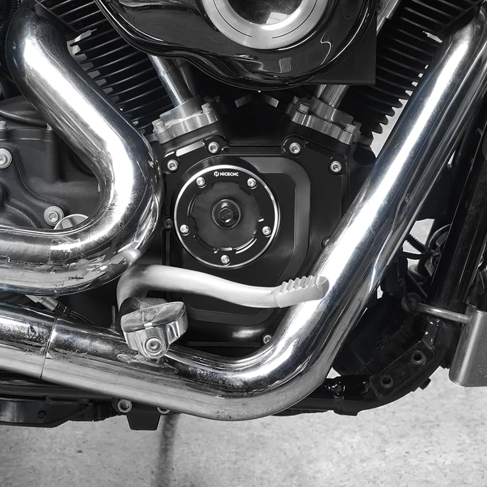 Transparent Cam Shaft Cover For Harley Road King 2001-2016 Dyna / Softail 2001-2017 - Image 15