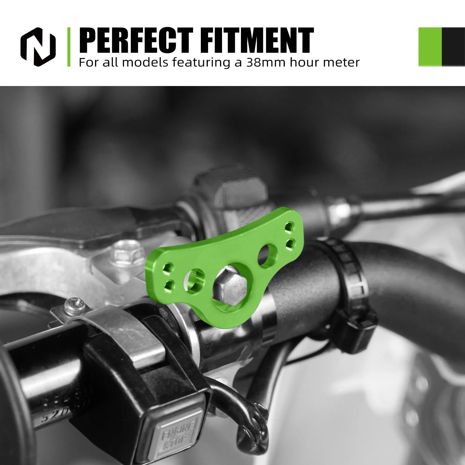 Universal 38MM Hour Meter Mounting Bracket For Dirt Bike KTM Yamaha Honda Kawasaki Suzuki - Image 4