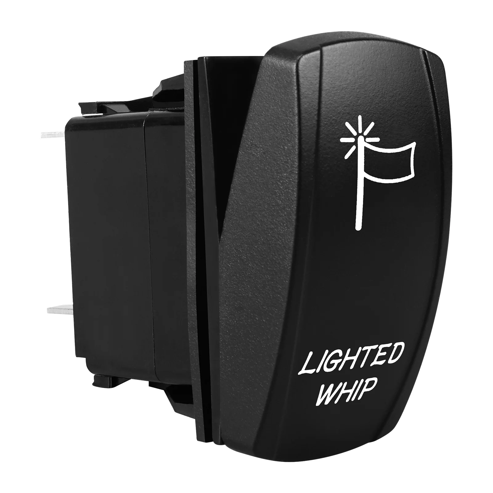 UTV ATV 12V 20A LED Light Rocker Switch ON-OFF Toggle Switch Laser - Image 8