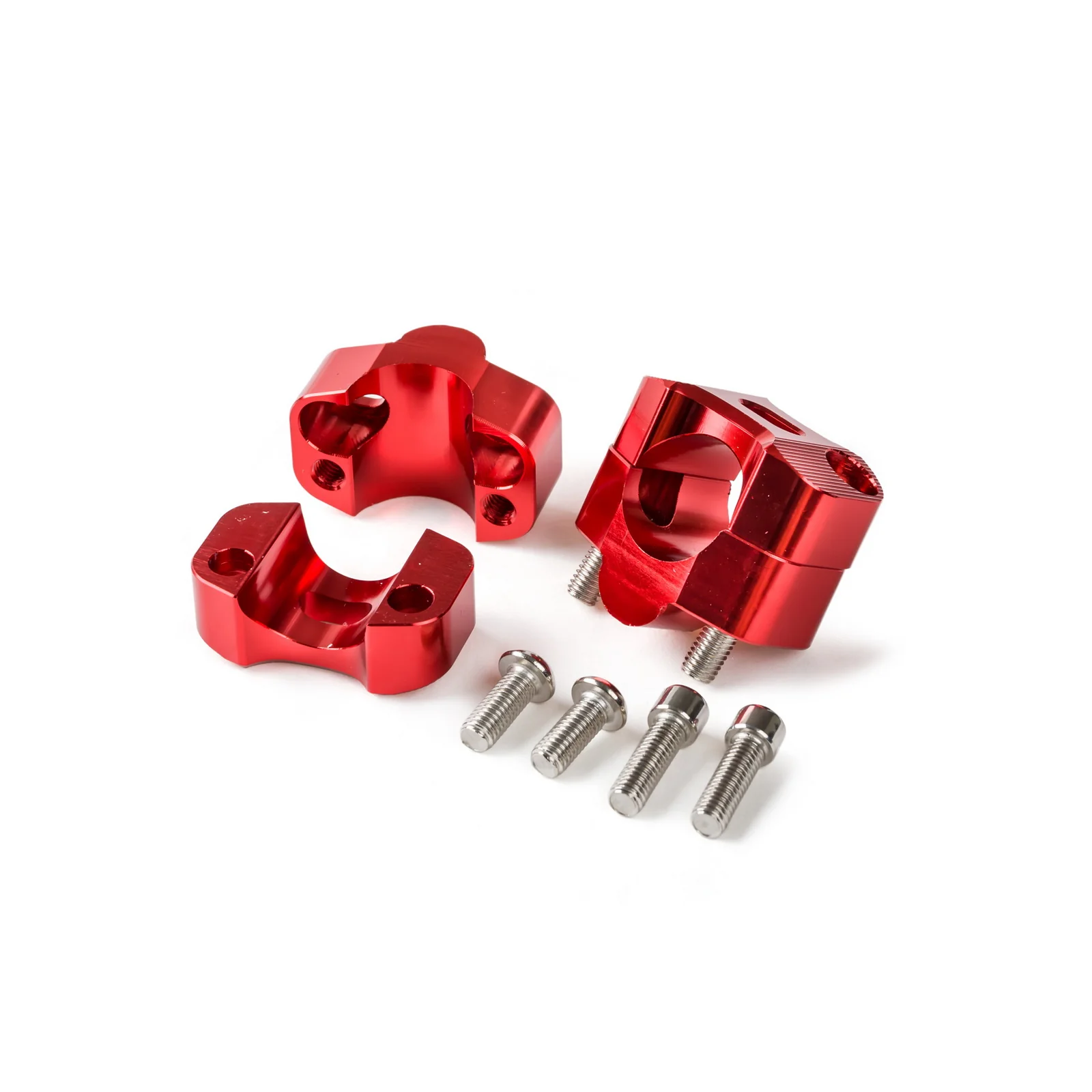 Universal Off-Road Motorcycle ATV Handlebar Mounts 7/8" to 1 1/8" Fat Bar Adapter Kit Riser - Image 5
