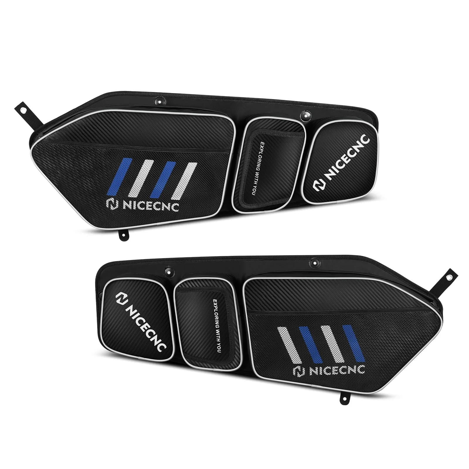 Upgraded Pair UTV Front Door Storage Bags For Polaris RZR TURBO R / PRO XP / PRO R - Image 16