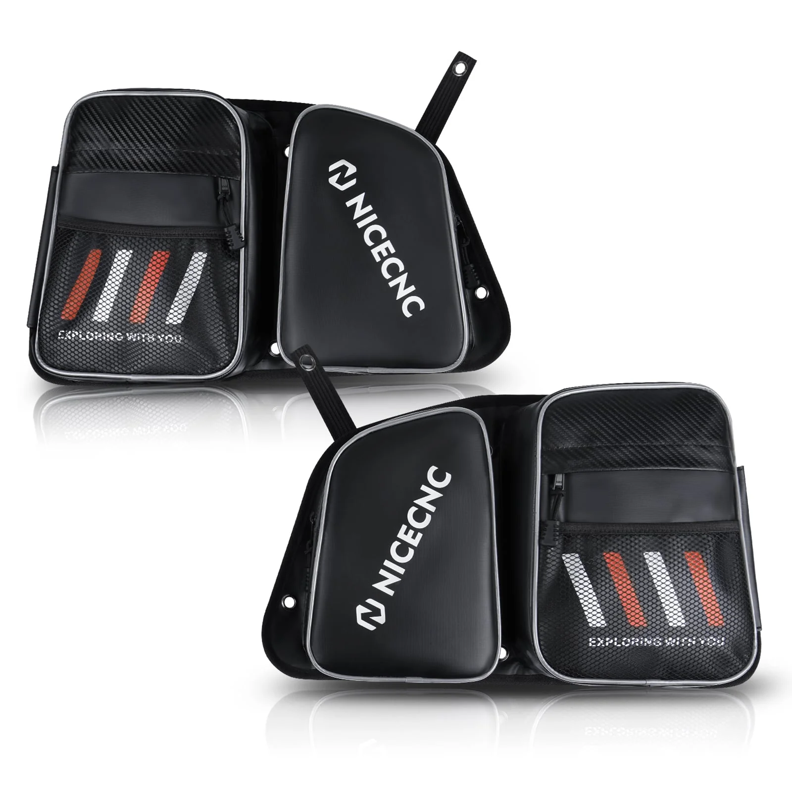 Upgraded UTV Rear Door Storage Bags For Polaris RZR XP 4 1000 900 - Image 3