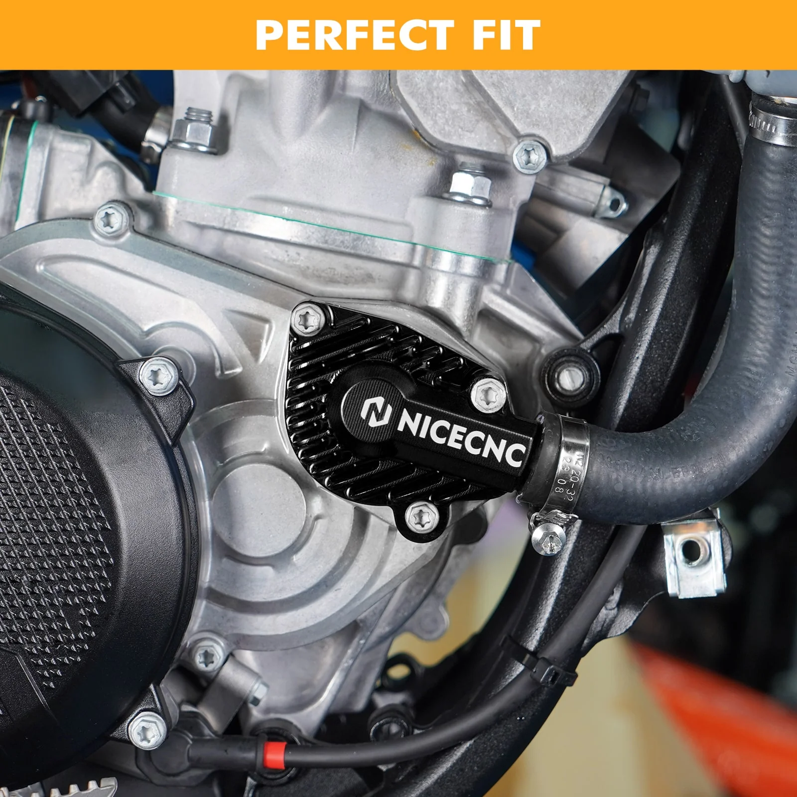 Water Pump Cover for KTM 125/250/300 SX XC Husqvarna TC125 TC250 TX300 - Image 3
