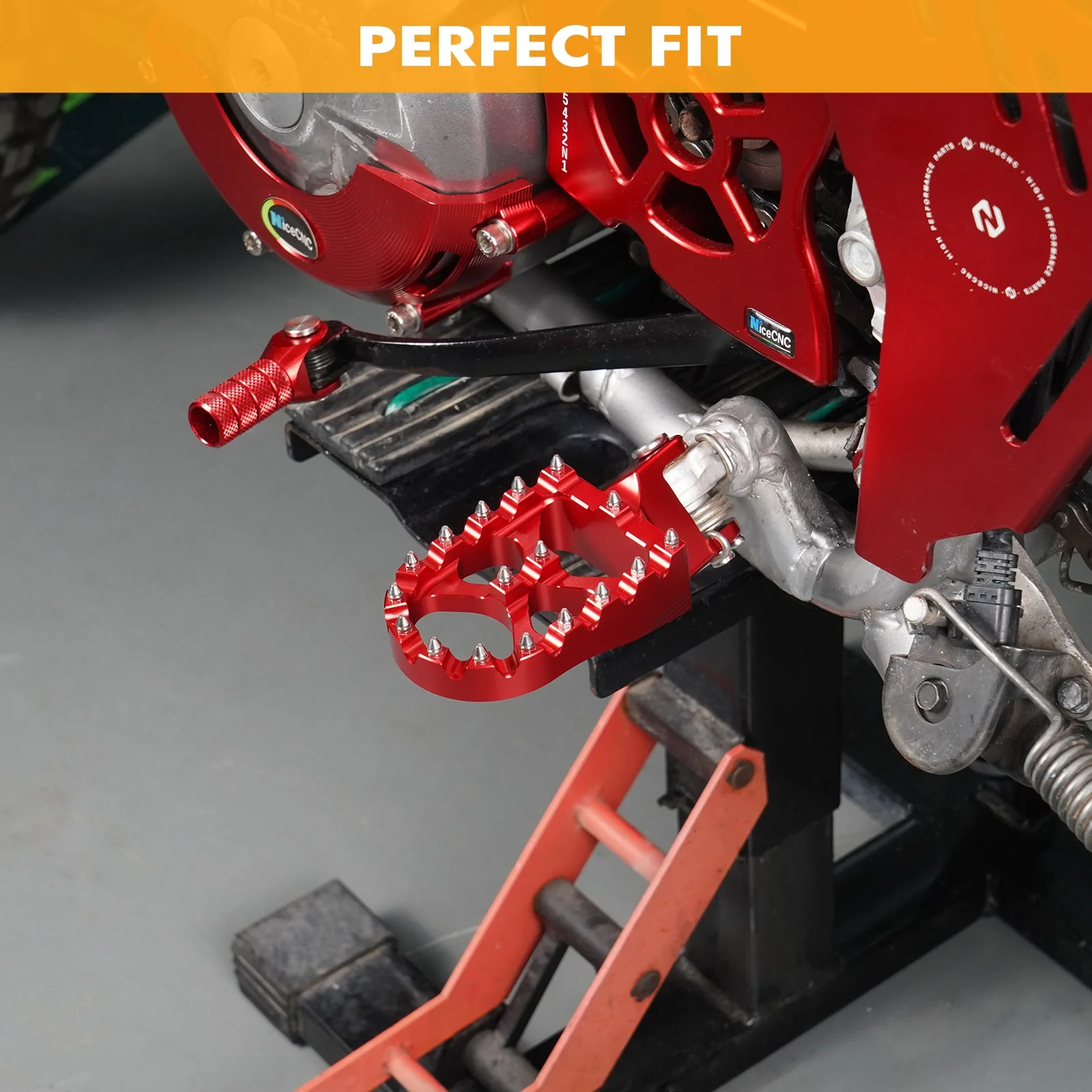 Enlarged Wide Foot Pegs Pedals For Honda XR650L 1993-2025 XR 650R 600R 250R 400R - Image 10
