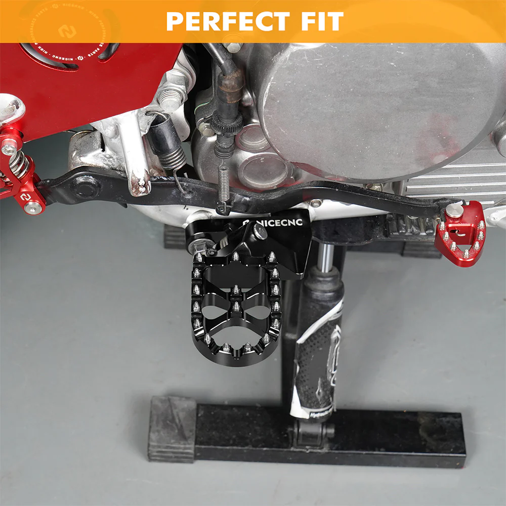 Enlarged Wide Foot Pegs Pedals For Honda XR650L 1993-2025 XR 650R 600R 250R 400R - Image 5