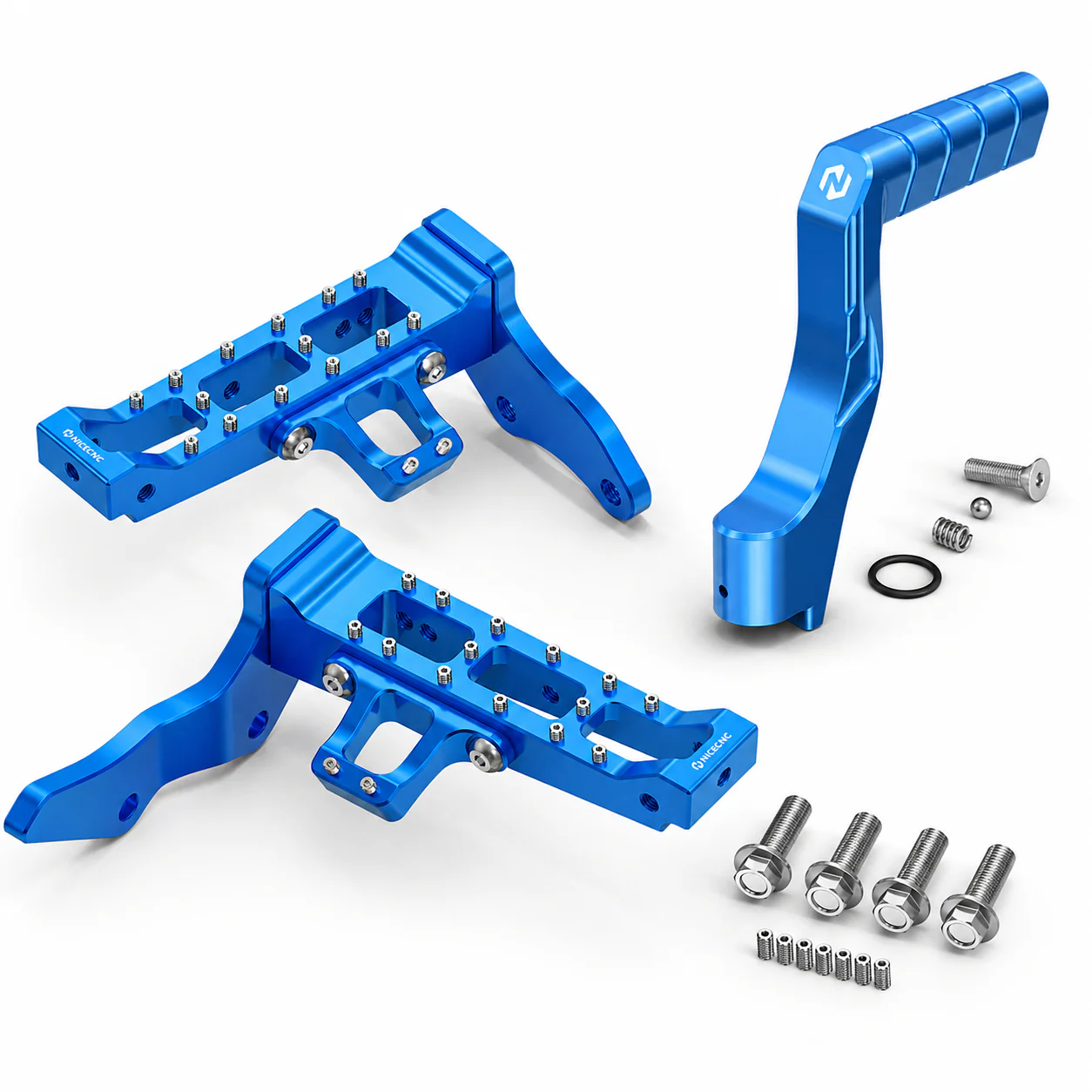 Extended Foot Pegs + Kick Starter Lever For Yamaha Banshee 350 - Image 33