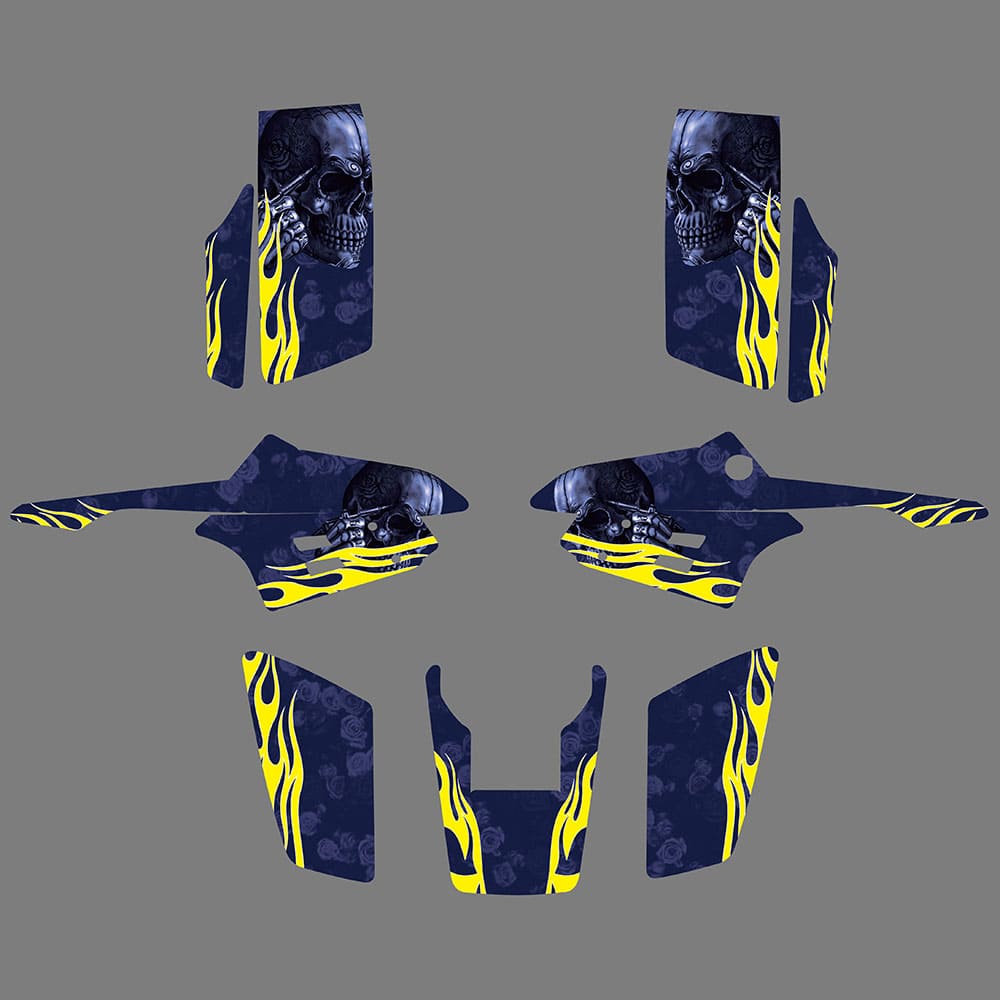 ATV Full Decal Sticker Graphics Kits For Yamaha Warrior350 1987-2004 - Image 3