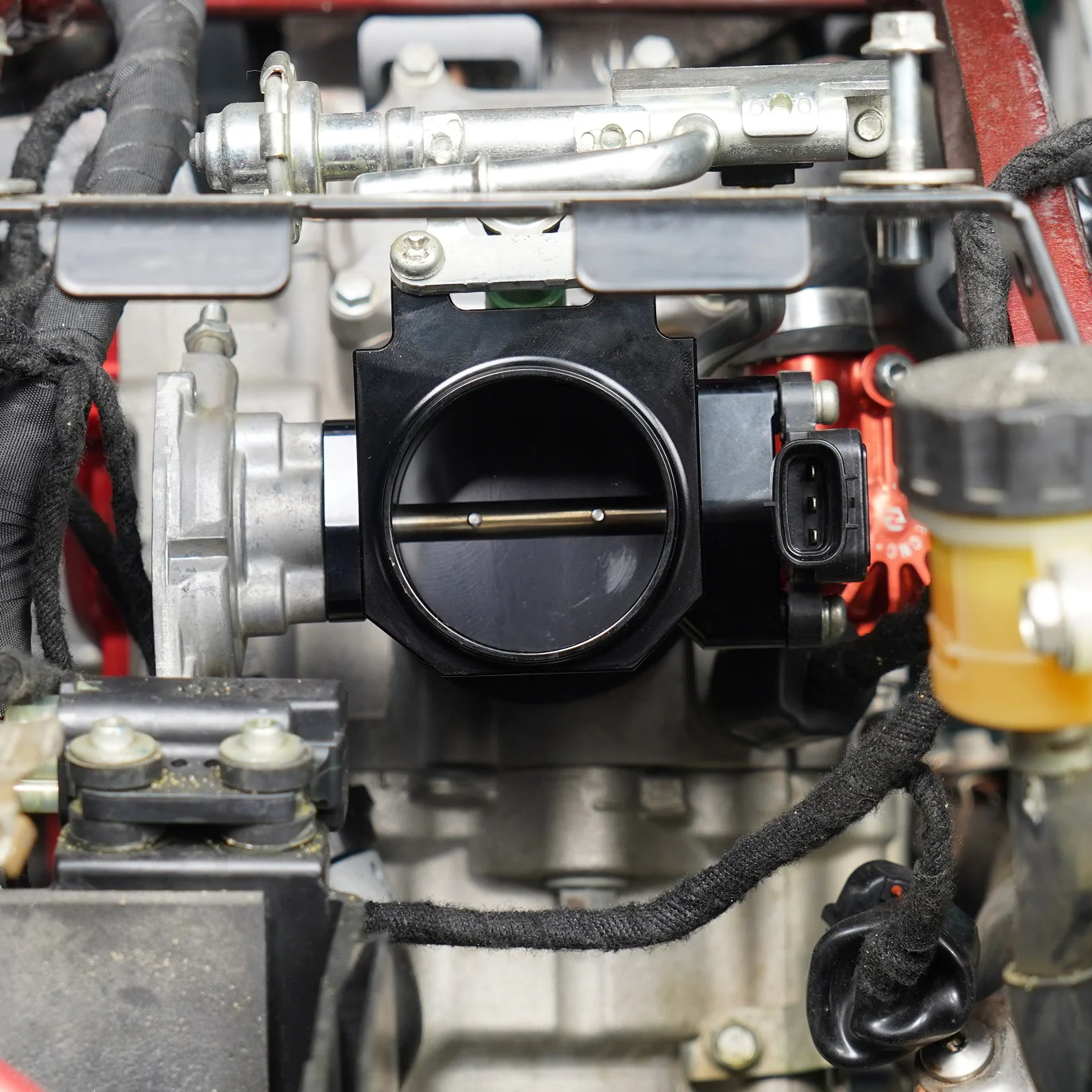 ATV 50MM Diameter Throttle Body Assembly Kit For Yamaha Raptor 700 700R - Image 5