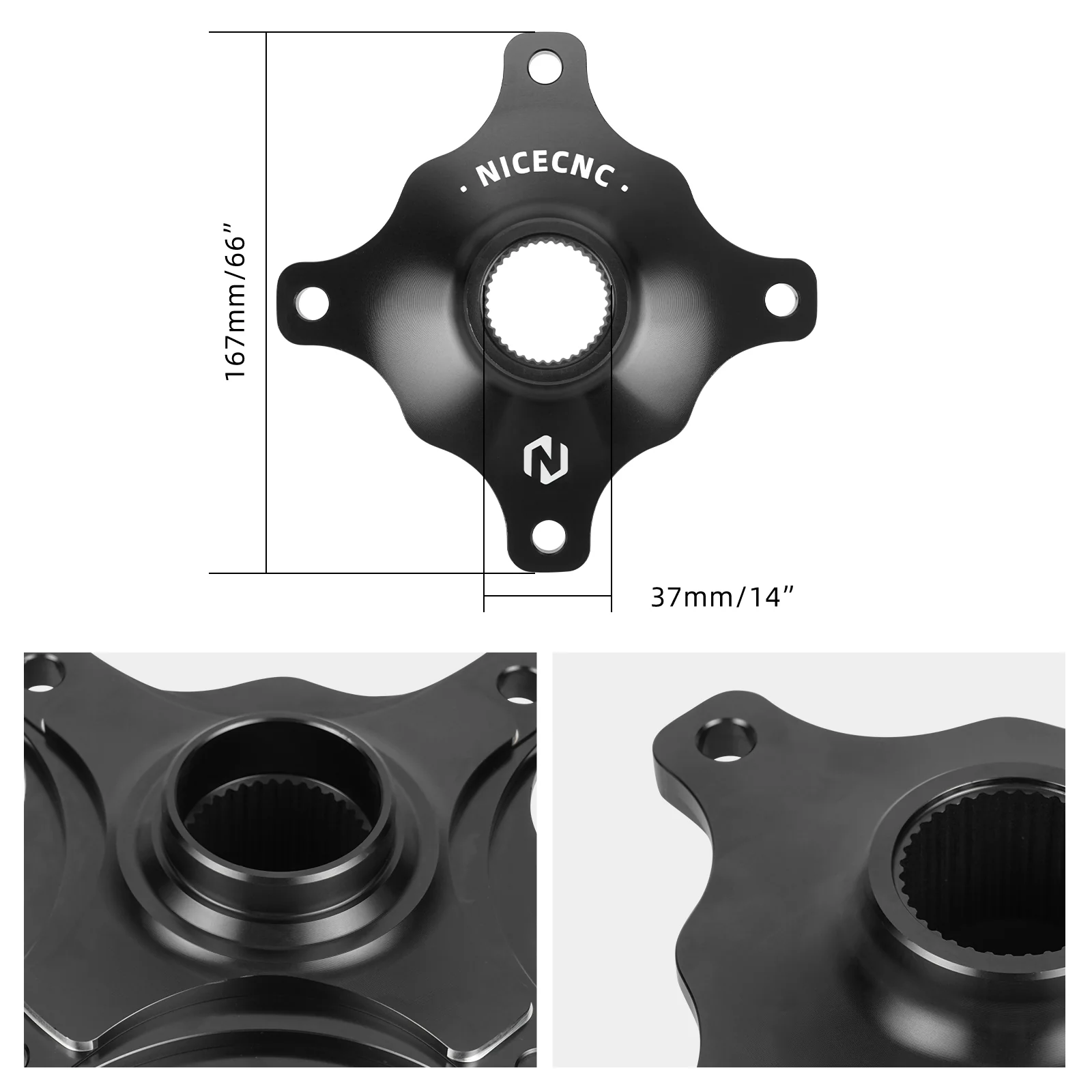 ATV Rear Wheel Axle Collar Sprocket Hub For Yamaha Raptor 700 700R - Image 16