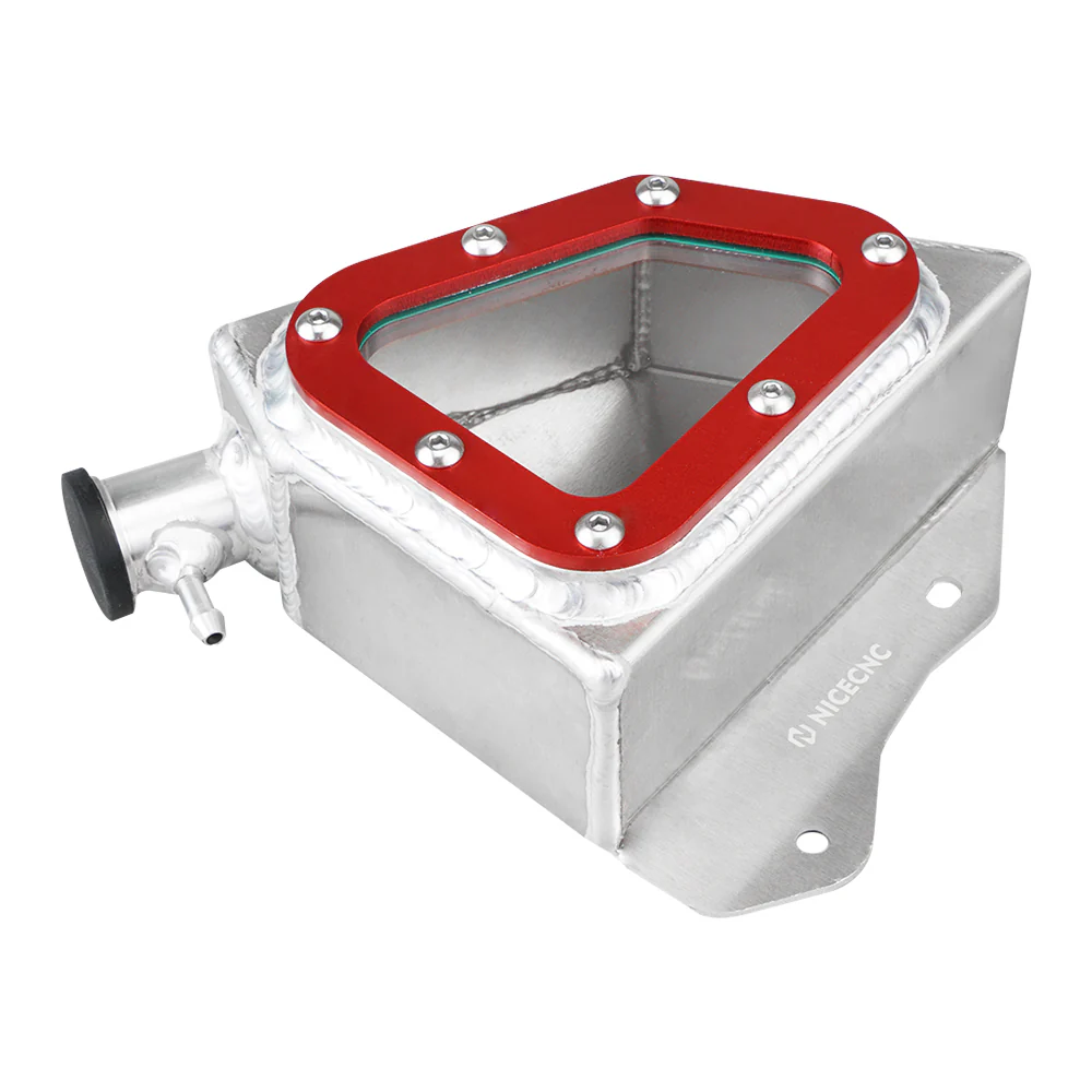 Transparent Overflow Coolant Radiator Recovery Tank For Yamaha Raptor 700 700R - Image 13