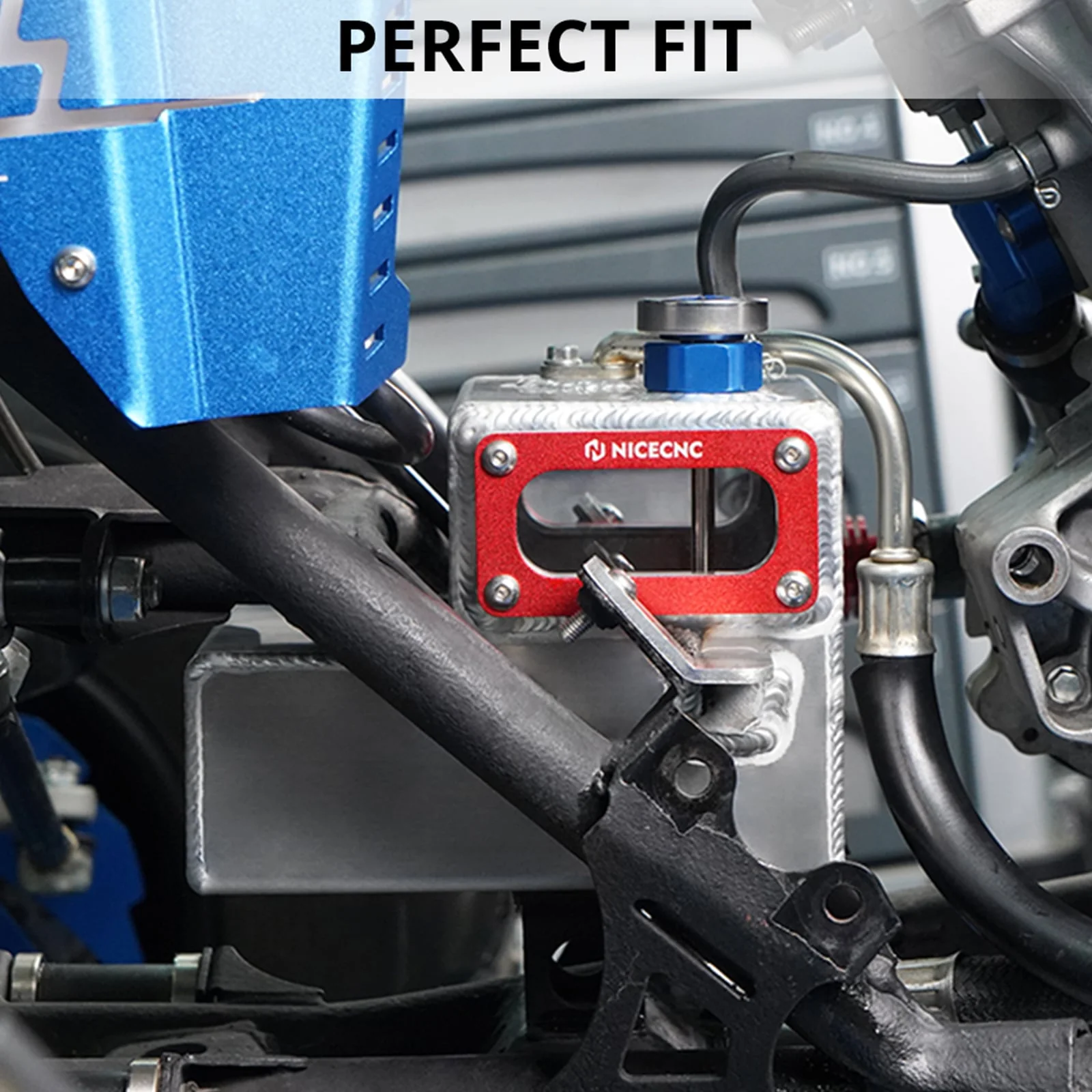 Transparent Overflow Coolant Radiator Recovery Tank For Yamaha Raptor 700 700R - Image 23