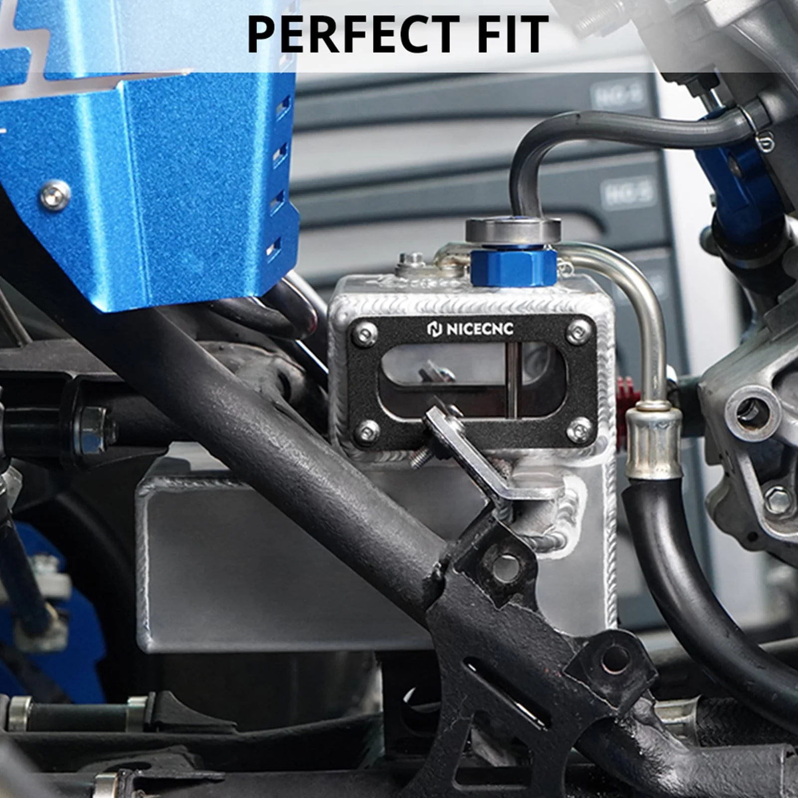 Transparent Overflow Coolant Radiator Recovery Tank For Yamaha Raptor 700 700R - Image 24