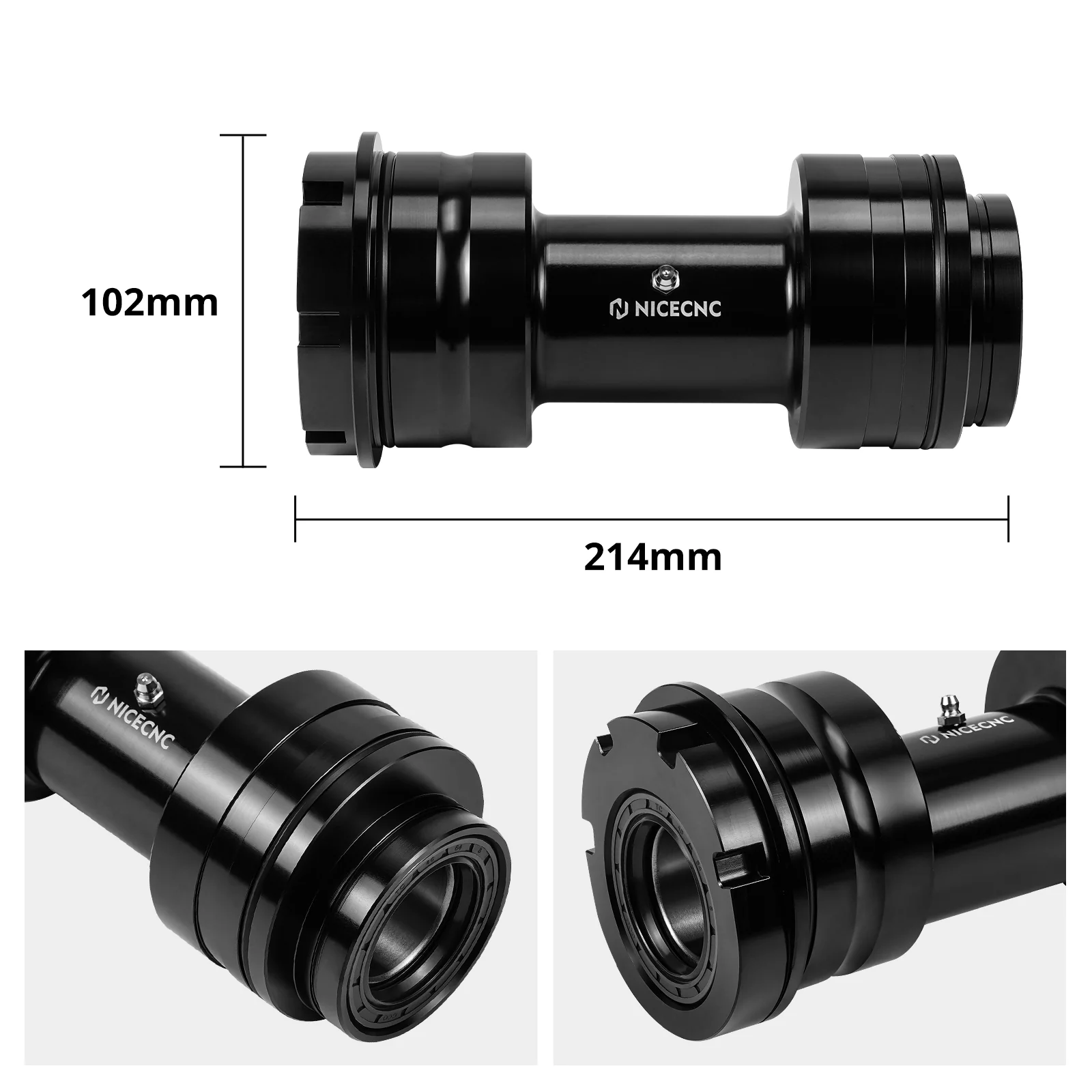 ATV +6" Extended Swingarm & Rear Axle Bearing Carrier Housing For Yamaha Raptor 700 R - Image 9