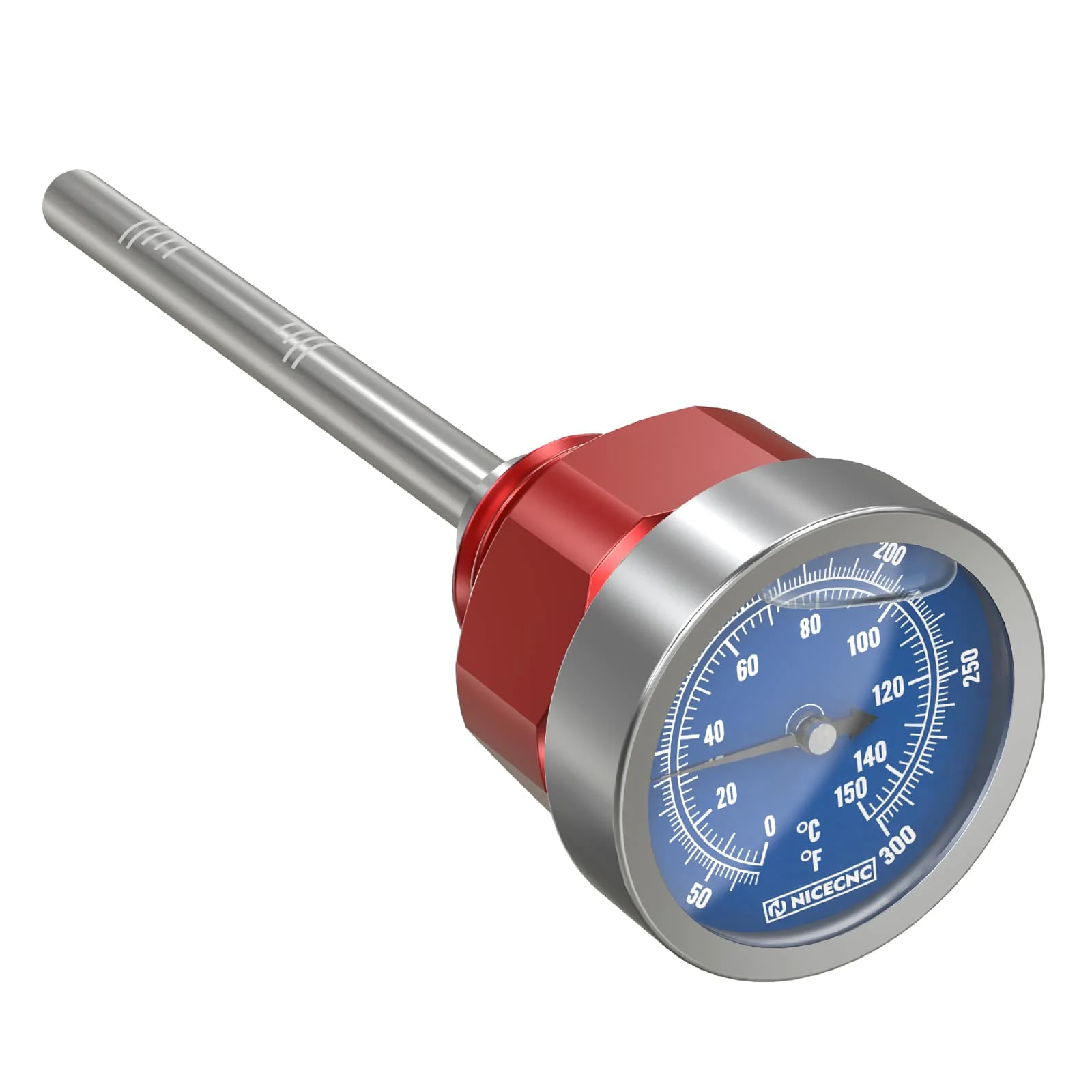 ATV Engine Oil Dipstick w/Temperature Gauge For Yamaha Raptor 700 700R 660R YFZ450 - Image 12
