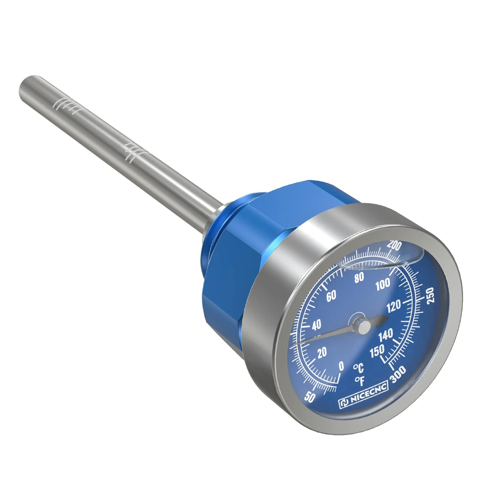 ATV Engine Oil Dipstick w/Temperature Gauge For Yamaha Raptor 700 700R 660R YFZ450 - Image 5