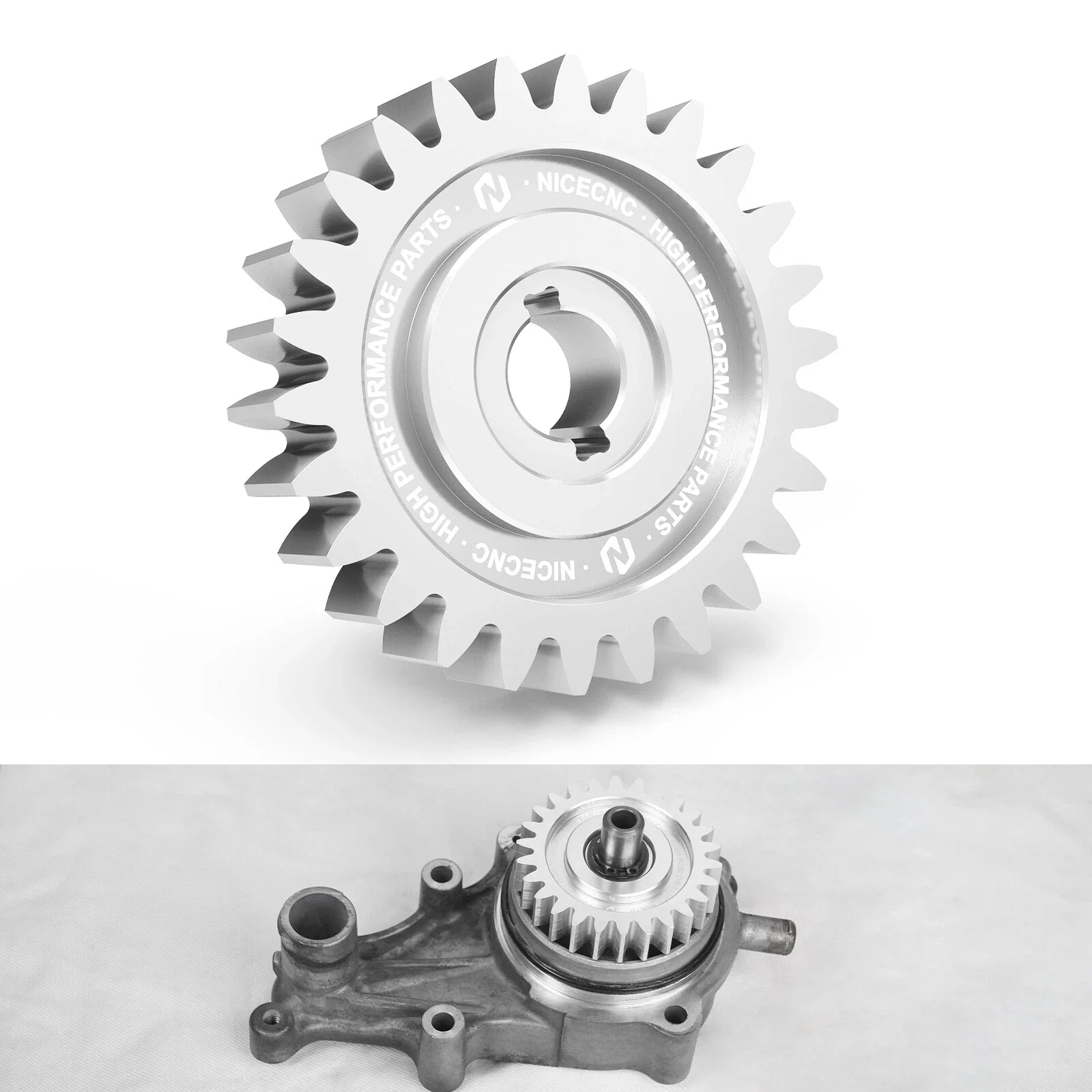 ATV 26 Teeth Water Pump Drive Gear Impeller Shaft For Yamaha Raptor 700 R 2006-2026