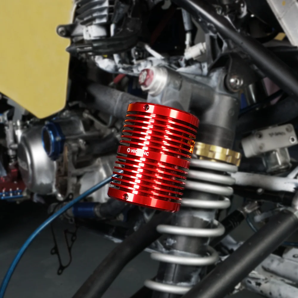 ATV Finned Front Shock Suspension Absorber Coolers For Yamaha Raptor 700 R - Image 3