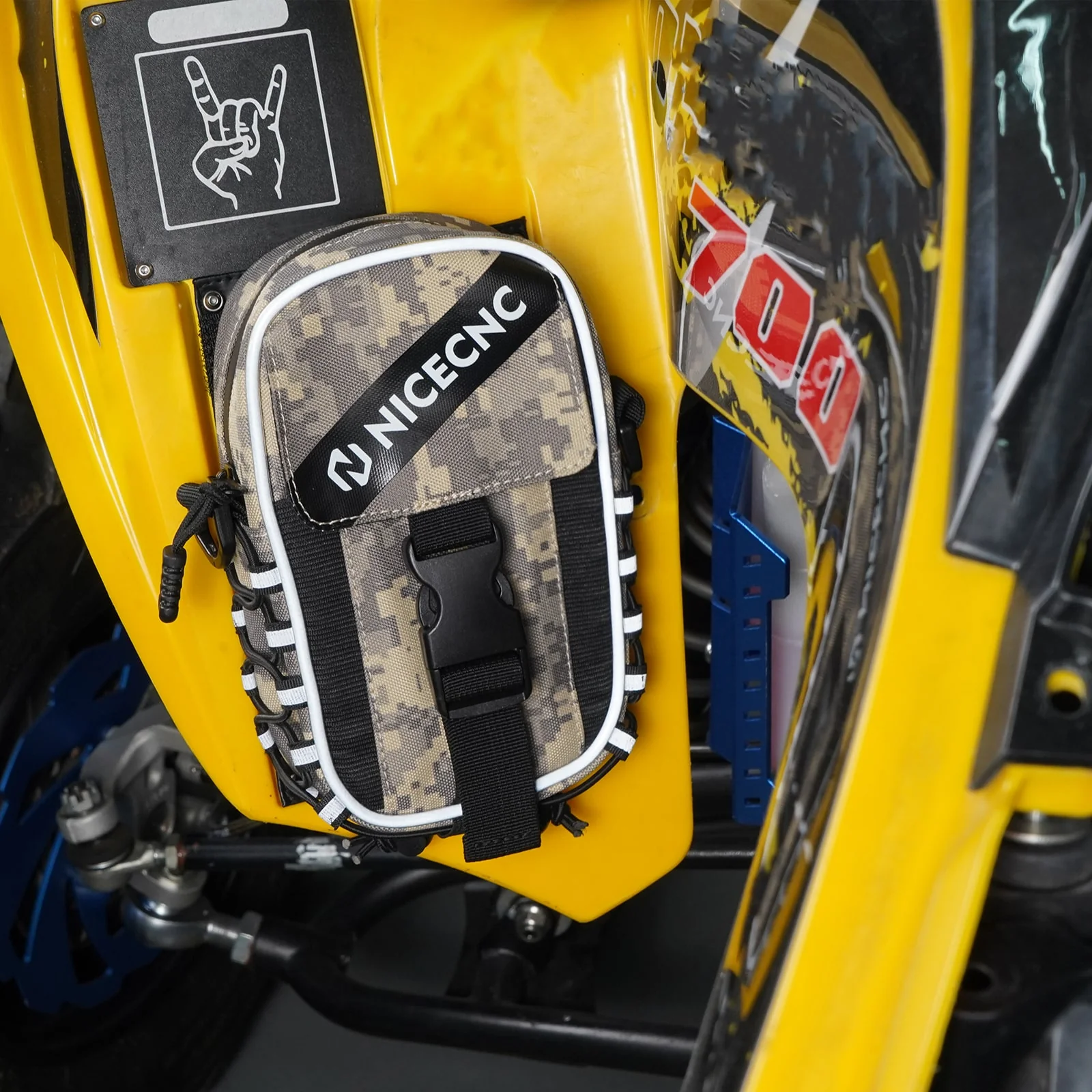 ATV Front Fender Storage Bag For Yamaha Raptor 700 700R 2006-2024 - Image 3