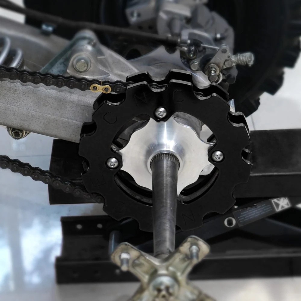 ATV Rear Dual Sprocket Guards Chain Protector For Yamaha Raptor 700 700R - Image 4