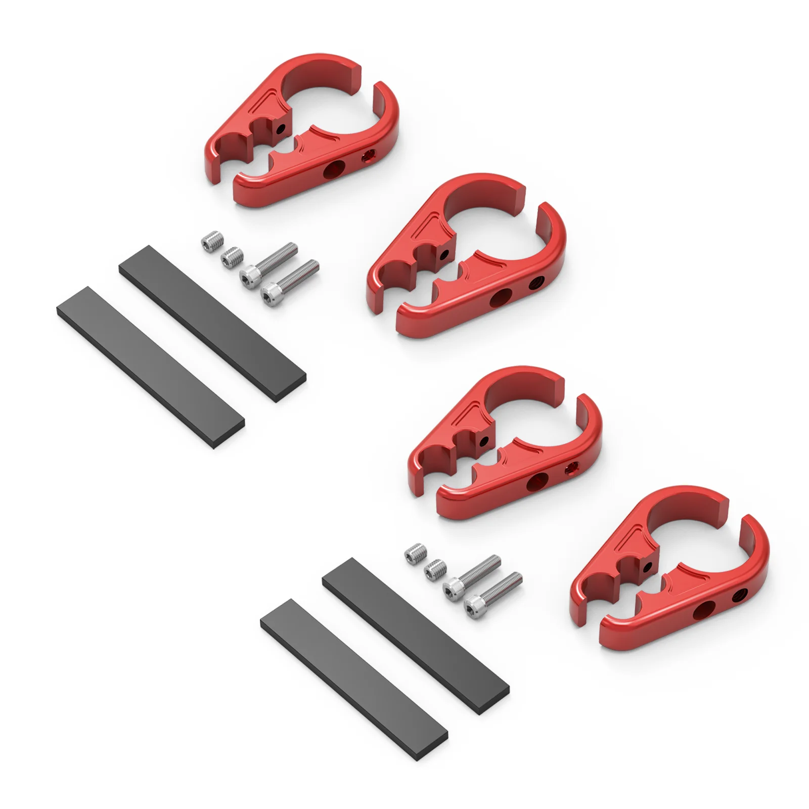 ATV 4PCS A-Arm Brake Line Cable Clamps For Yamaha Banshee 350 Blaster 200 - Image 12