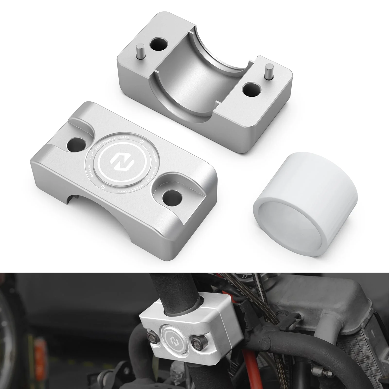 ATV Steering Stem Plane Bearing Support Mount For Yamaha Raptor 700 R YFZ450R