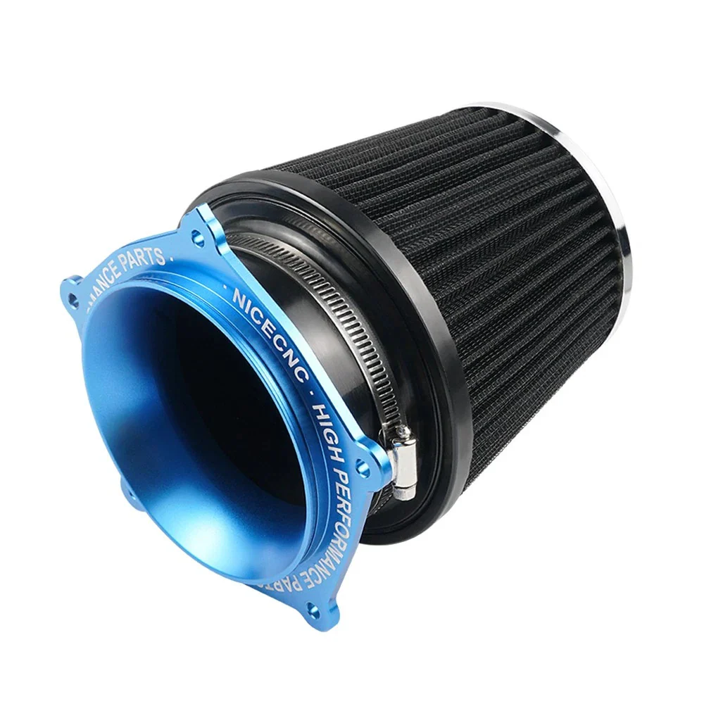High Flow ATV Air Filter Intake w/ Adapter Kit For Yamaha YFZ450R 2009-2024 - Image 6