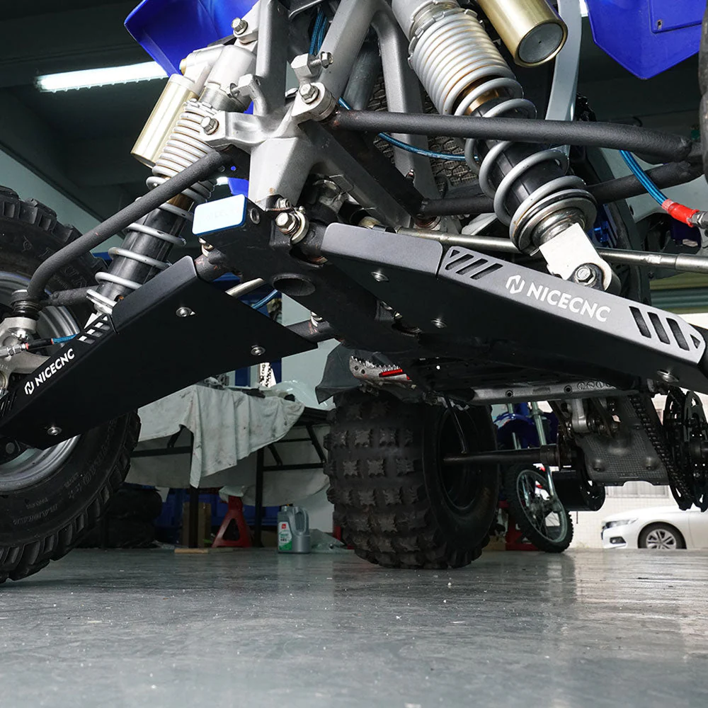 ATV Full Chassis Glide Swing Arm Skid Plate Guard For Yamaha YFZ450R 09-24 - Image 25